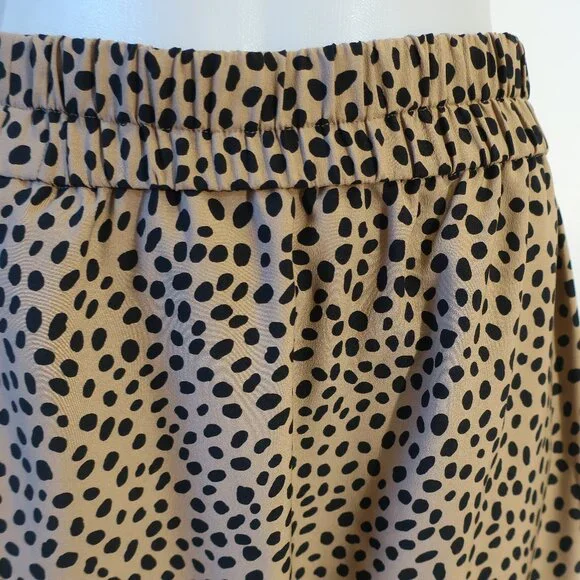 NWT Womens J. Crew Camel Brown Black Straight Pencil Midi Skirt M - Picture 3 of 6
